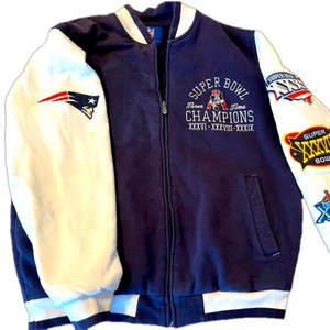 NFL Blue and White Super Bowl Champions Jacket
